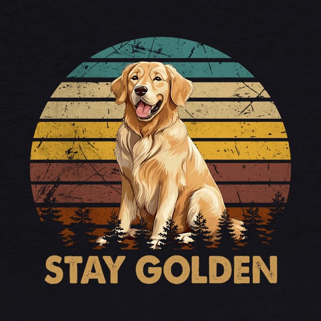 Radiant Retrievers Stay Golden, Tee Triumph for Canine Lovers by Northground